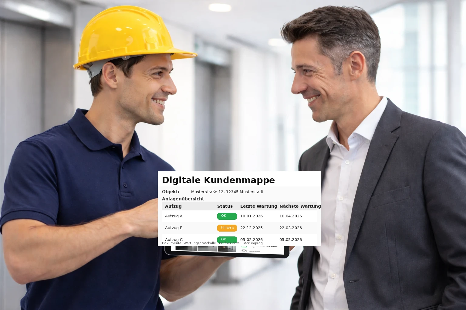 Digitale Kundenmappe